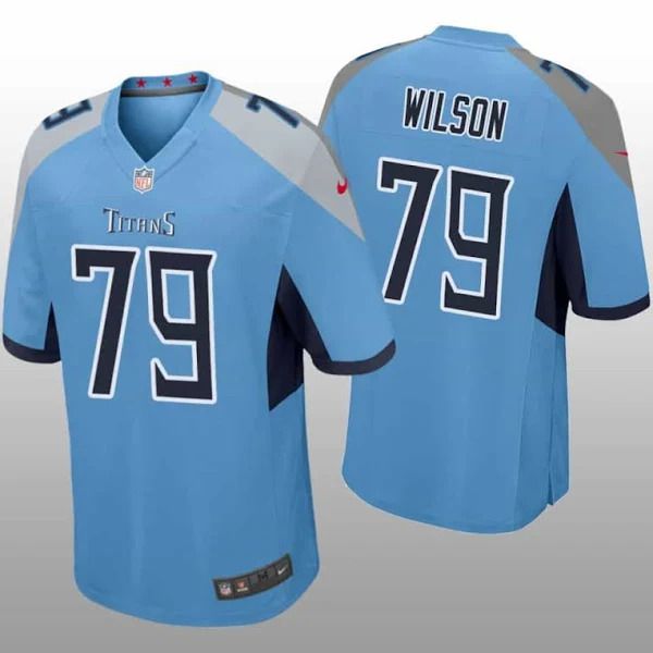 Men Tennessee Titans #79 Isaiah Wilson Nike Light Blue Vapor Limited NFL Jersey->tennessee titans->NFL Jersey